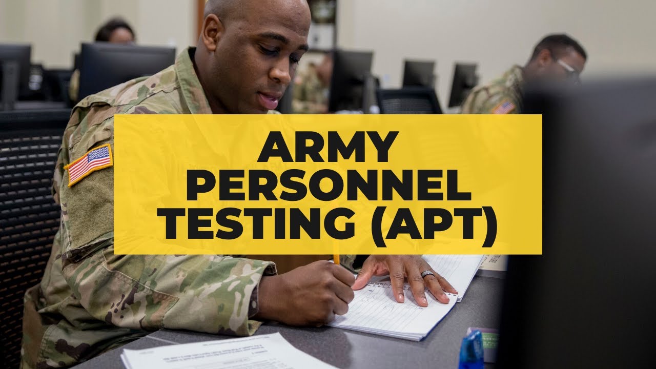 Army Personnel Testing Apt Youtube