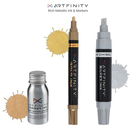 Artfinity Rich Metallic Markers Inks Jerry S Artarama