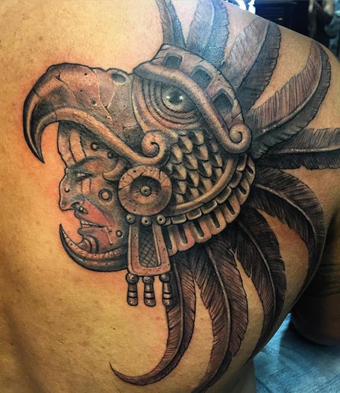 Aztec Eagle Warrior Tattoo Meaning and Design Inspiration