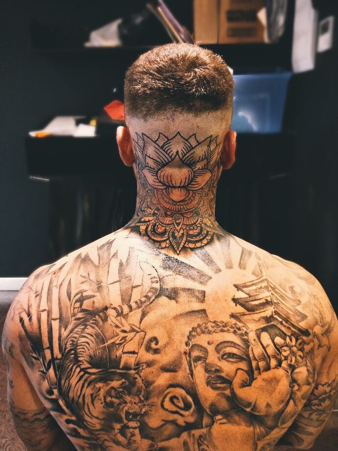 Back Of Neck Tattoos For Men