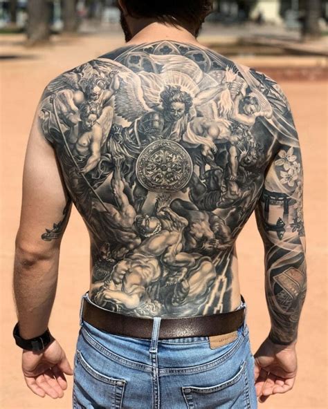 20 Unique Back Tattoos for Men