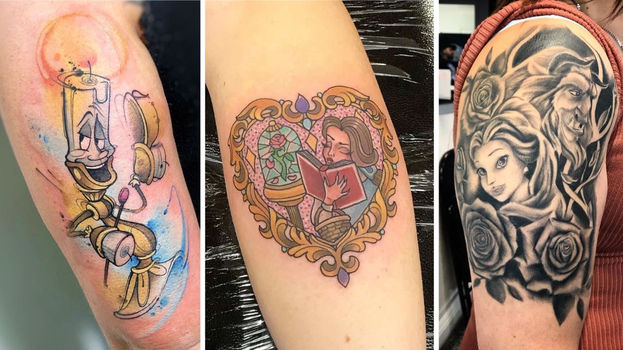 7 Unique Beauty and the Beast Tattoo Ideas