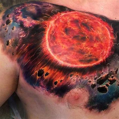 Ben White Tattoos 50 Earth Shattering Space Tattoos That Are