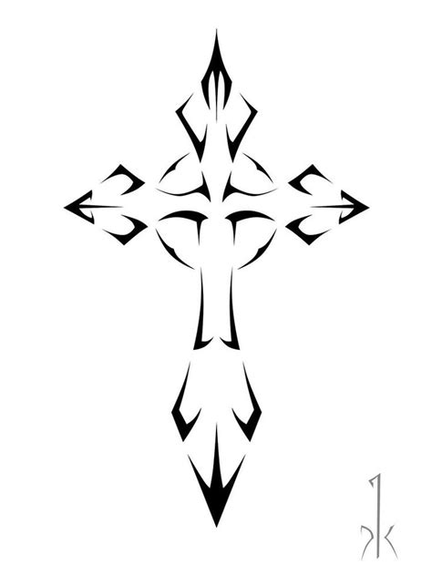 Best 25 Tribal Cross Tattoos Ideas On Pinterest Cross Tattoo Designs Cross Drawing And