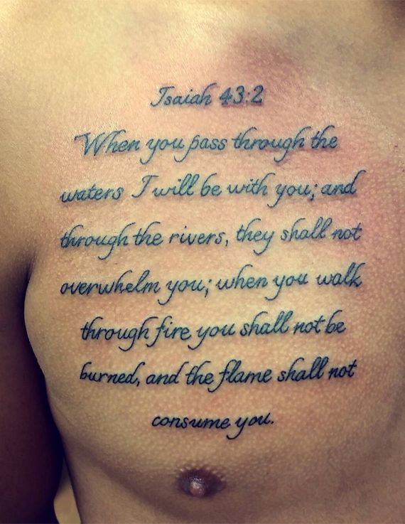 Bible Verse Tattoos On Shoulder