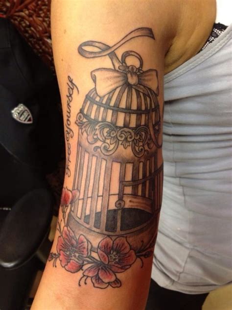 Bird Cage Tattoo Designs with Beautiful Symbolism Explained