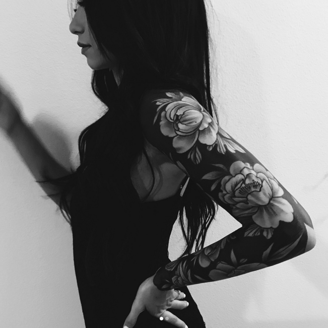 Black and Grey Tattoo Sleeve Design Inspiration