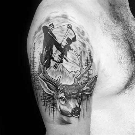 7 Inspiring Bow Hunting Tattoo Design Ideas