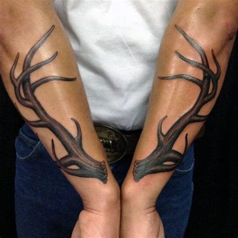 Buck Antler Tattoo Designs and Meaning Explained