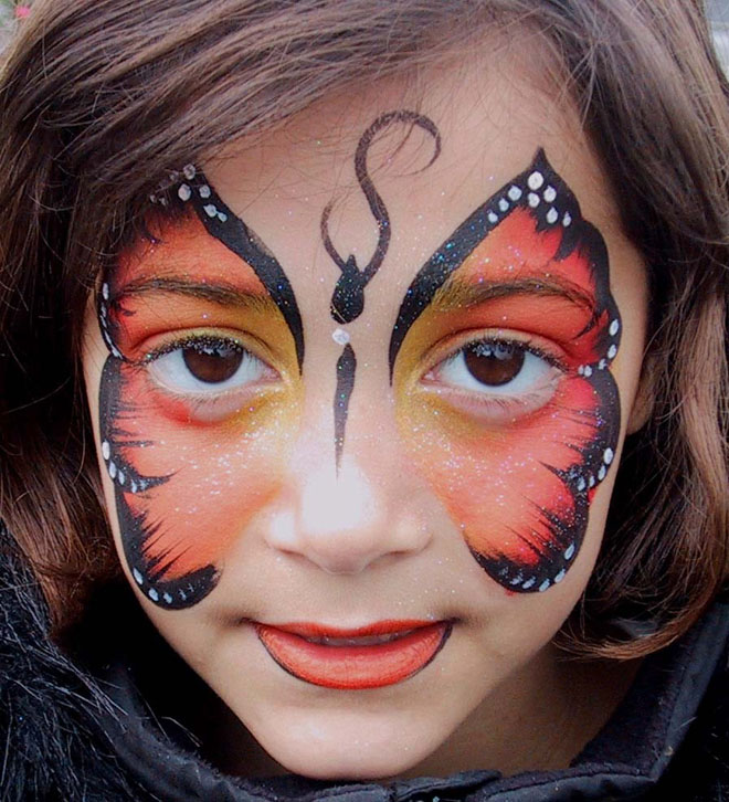 Butterfly Butterfly Face Paint Face Painting Designs Butterfly Face