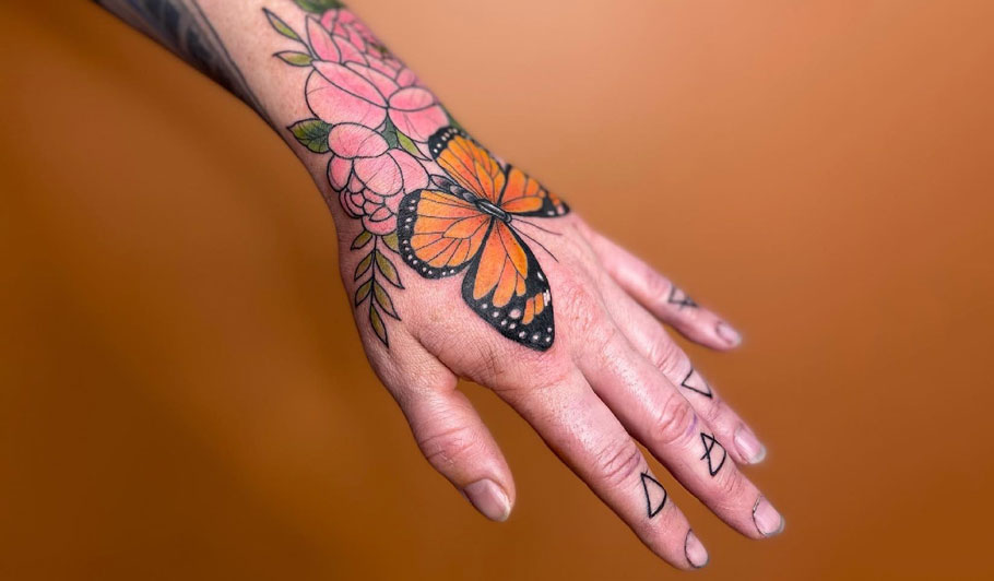 Butterfly Hand Tattoos: Delicate Beauty on Your Skin