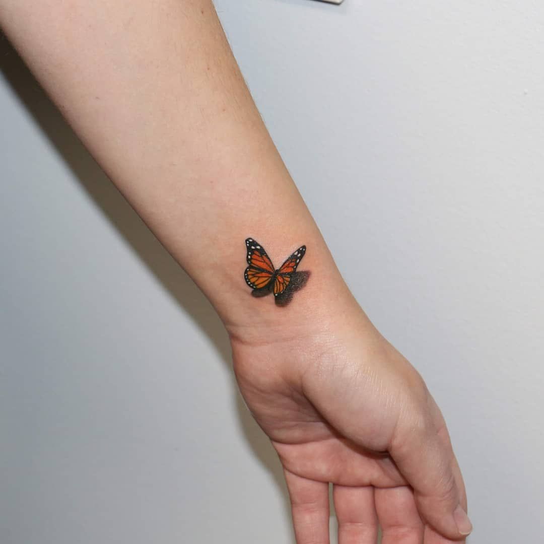 7 Inspiring Butterfly Wrist Tattoo Ideas