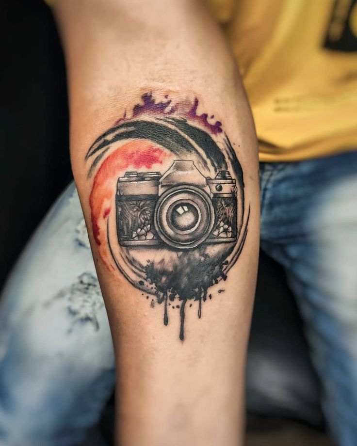 10 Camera Tattoo Designs You'll Love