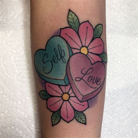 Candy Heart Tattoo Ideas and Meaning Behind Them