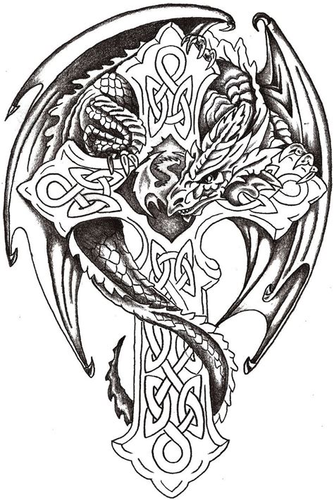 10 Celtic Dragon Tattoo Designs That Symbolize Power