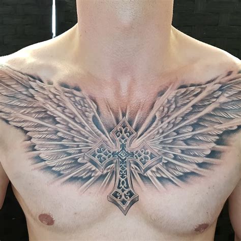 Center Chest Tattoo Ideas Photos