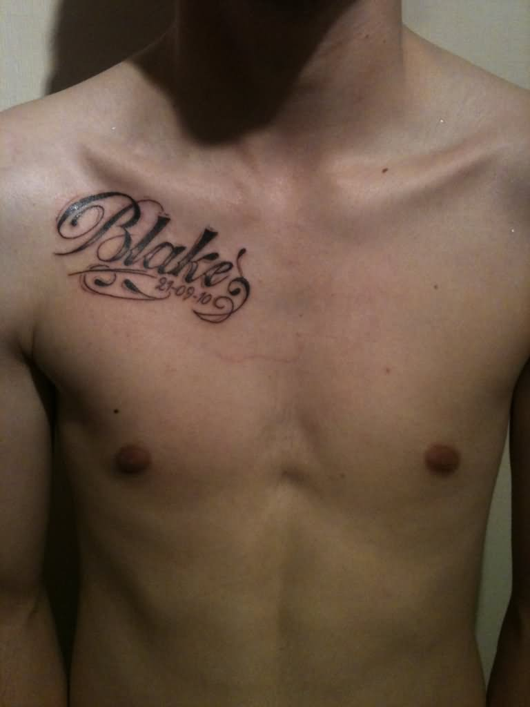 7 Chest Tattoos with Names to Honor Your Loved Ones