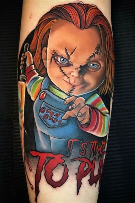 10 Chucky Tattoo Designs to Haunt Your Skin