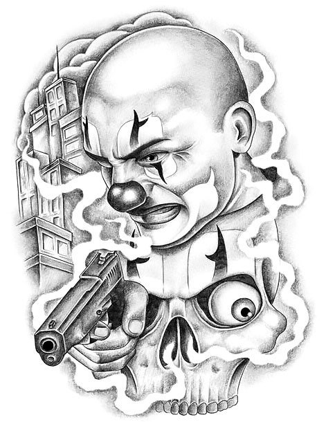 Clown Tattoo Designs and Ideas for Brave Souls