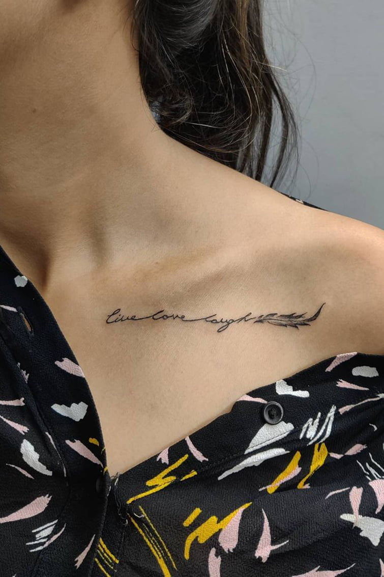 Collarbone Tattoo Ideas for Women and Men