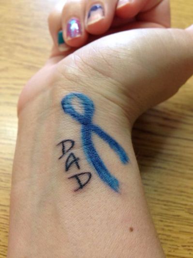 10 Colon Cancer Ribbon Tattoo Designs to Inspire Hope