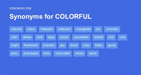 Colorful Synonym