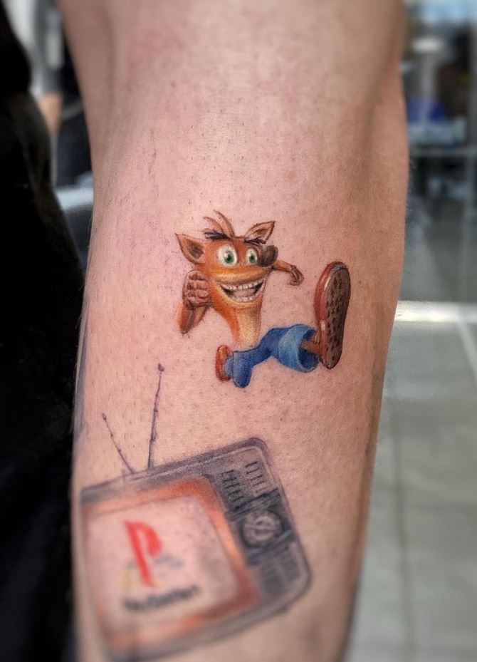 Crash Bandicoot Tattoo Ideas That Will Jumpstart Your Style