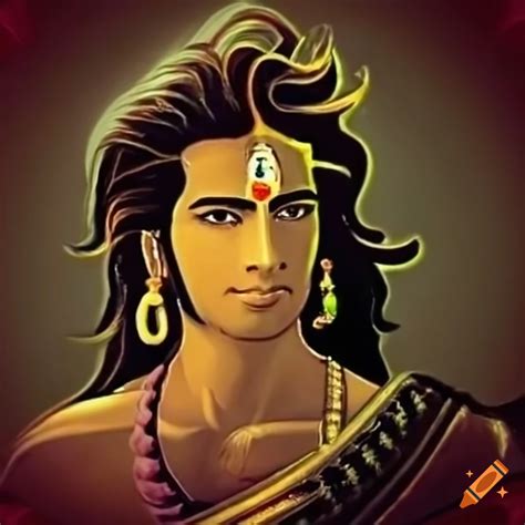 Create A Visually Stunning And Detailed Image Of Karna A Central Character From The Hindu Epic