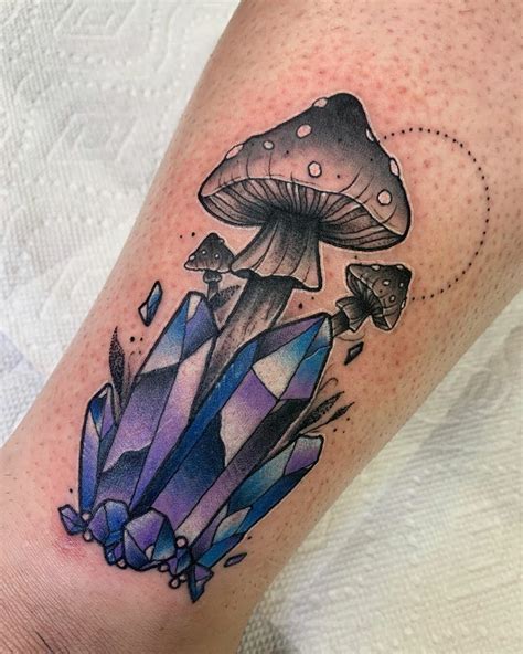 Crystal Tattoo Designs that Shine with Inner Beauty