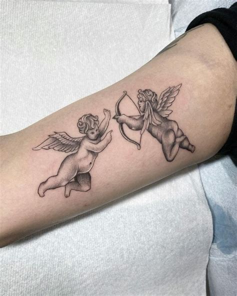 Cupid Tattoo Design Ideas for Valentine's Day Inspiration