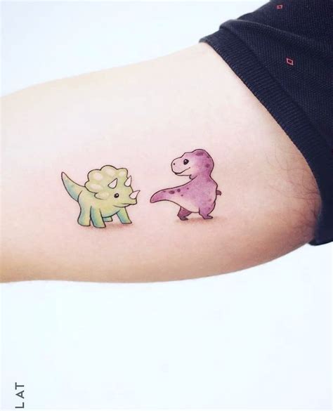 Cute Dinosaur Tattoo Designs