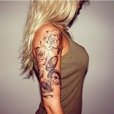 30 Cute Female Sleeve Tattoo Designs to Inspire