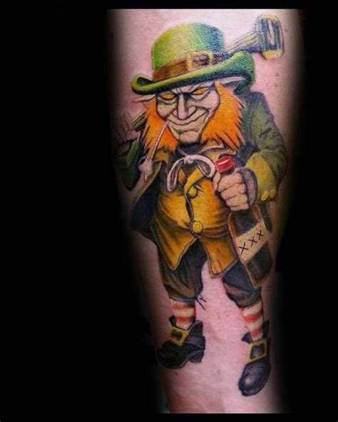 10 Adorable Leprechaun Tattoo Ideas