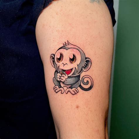 Cute Monkey Tattoos