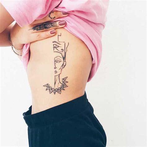 Tiny But Mighty: Cute Rib Tattoos for Women