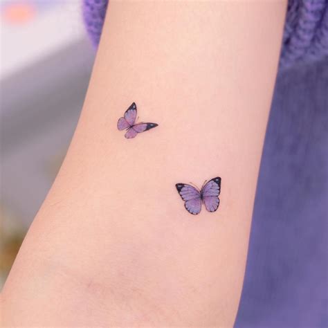 20 Cute Small Butterfly Tattoo Designs