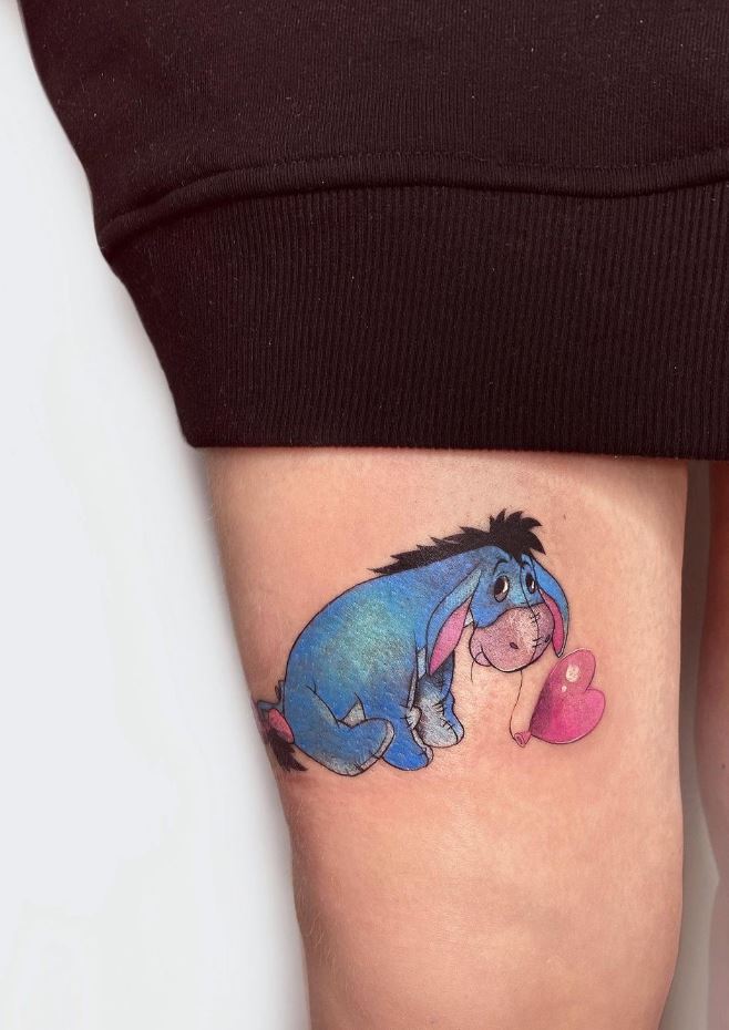 7 Cute Small Eeyore Tattoo Ideas