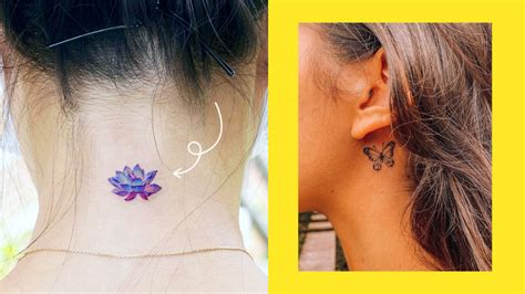 Small yet Sweet: Cute Neck Tattoo Designs