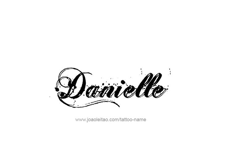 Danielle Tattoo Designs for Unique Personal Expression