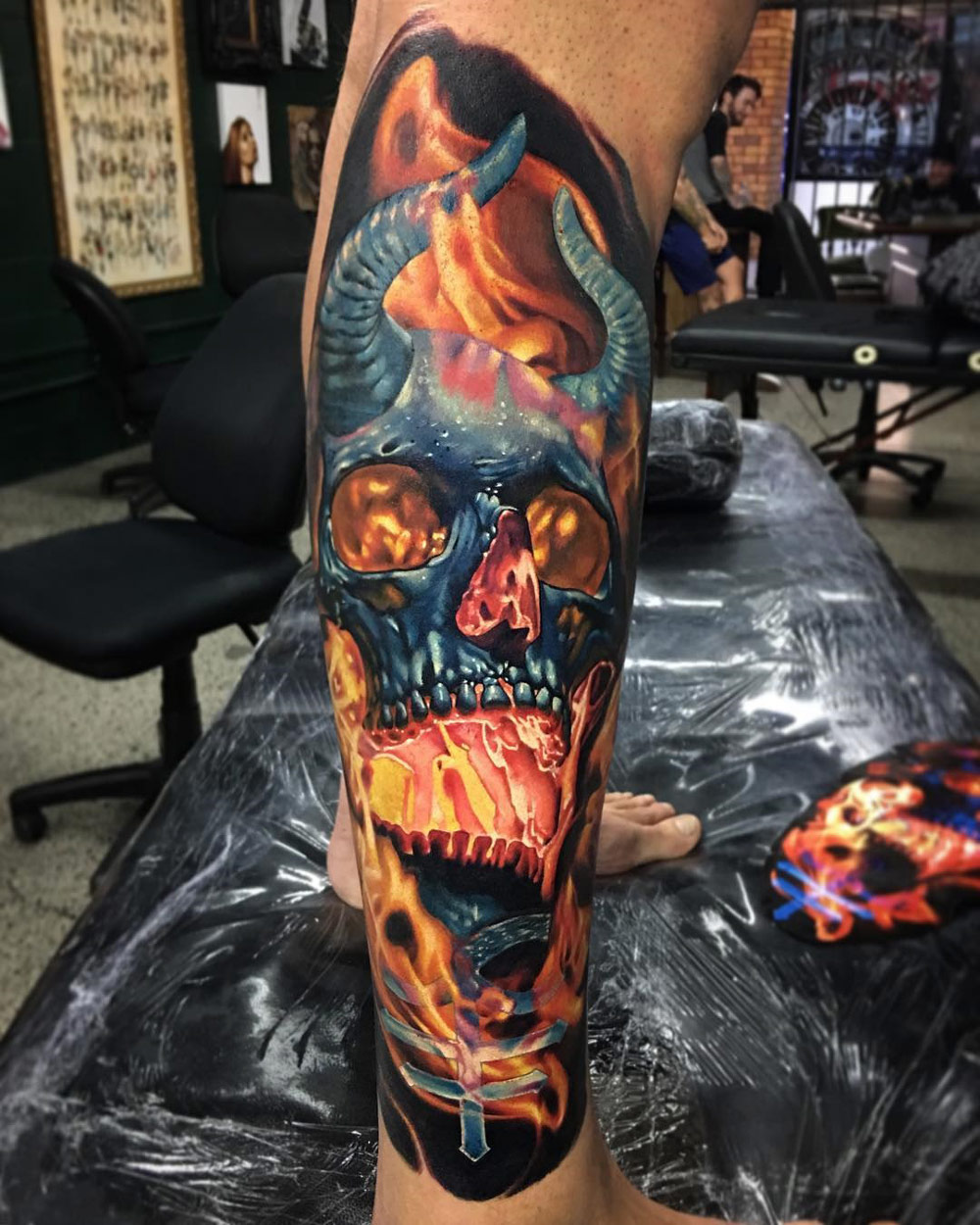 Demon Skull Tattoo Designs and Meanings