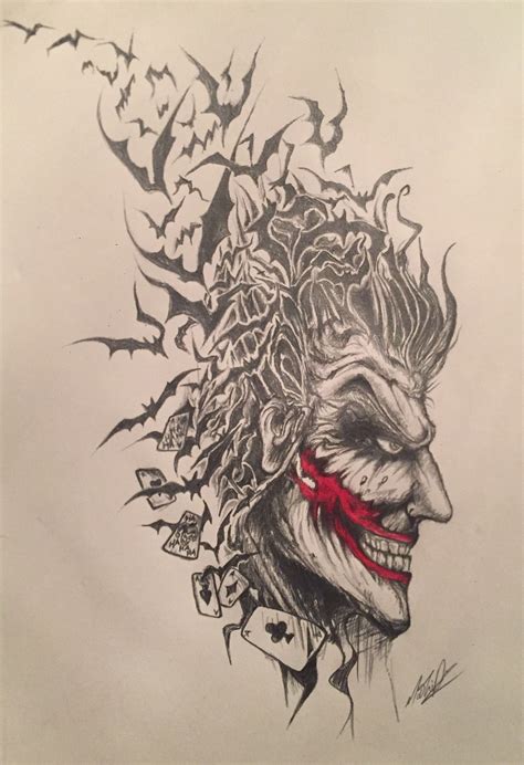 7 Unique Joker Tattoo Drawing Ideas