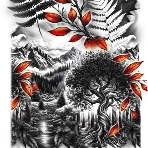 Designs Leg Sleeve Tattoo Design Nature Realism Tattoo Contest