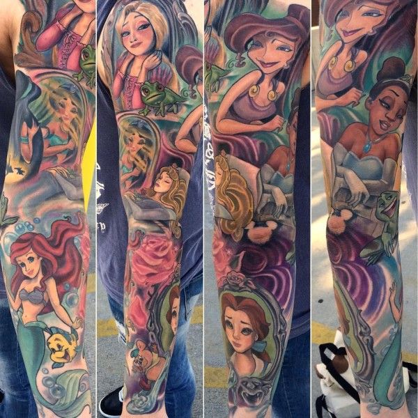 5 Magical Disney Tattoo Sleeve Ideas