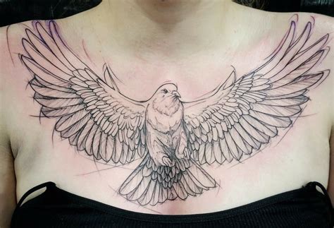 Dove Outline Tattoo Meaning