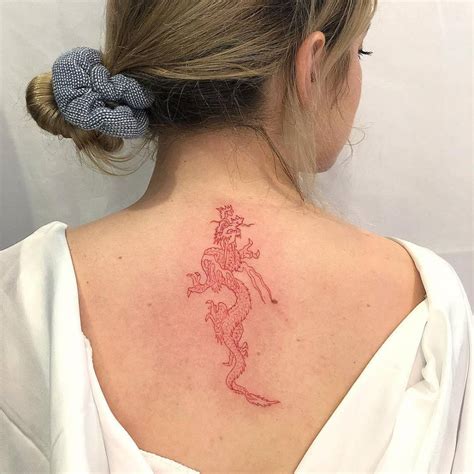 Dragon Back Tattoo Girl