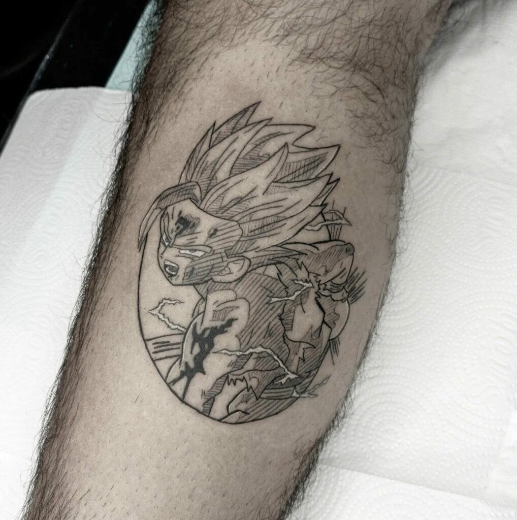 Dragon Ball Z Tattoo Small