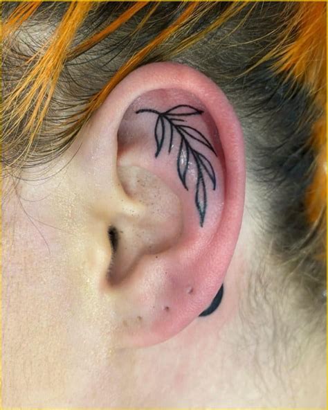 Ear Tattoos 45 Best Trending Ear Tattoos Designs And Ideas