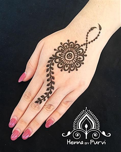 Easy Henna Designs for Beginners at Home