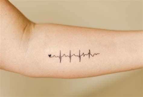 Ekg Tattoo Ideas