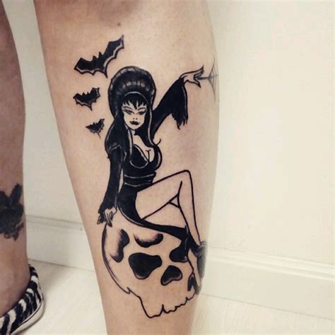 7 Spooky Elvira Tattoo Designs You'll Die For